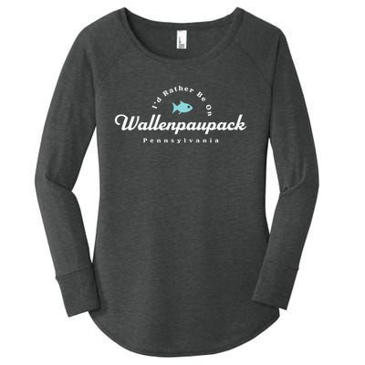 Lake Wallenpaupack Pennsylvania Women's Perfect Tri Tunic Long Sleeve Shirt