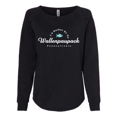 Lake Wallenpaupack Pennsylvania Womens California Wash Sweatshirt