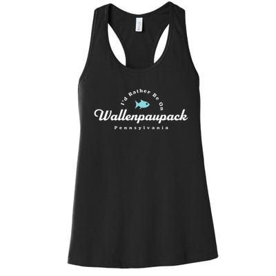 Lake Wallenpaupack Pennsylvania Women's Racerback Tank