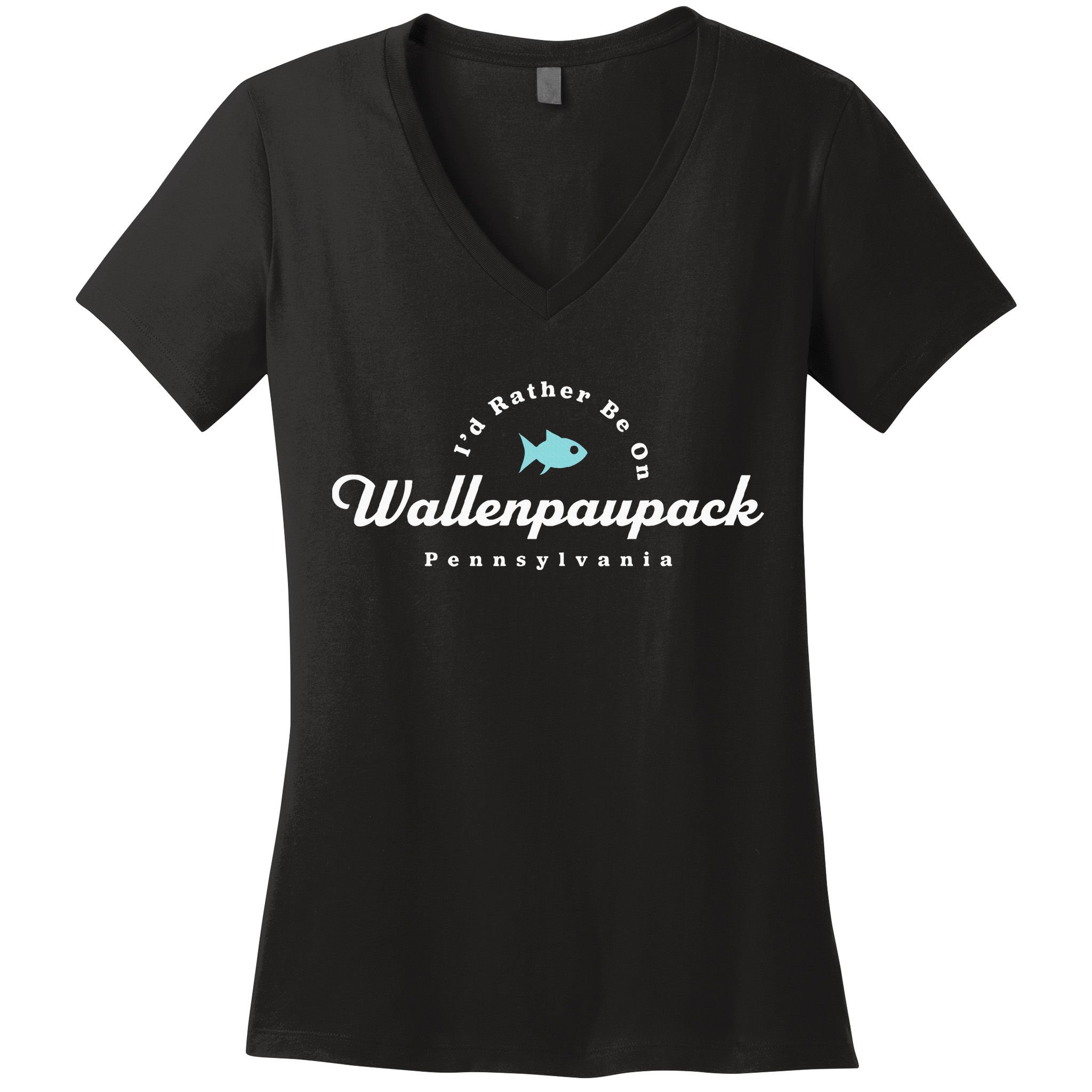 Lake Wallenpaupack Pennsylvania Women's V-Neck T-Shirt