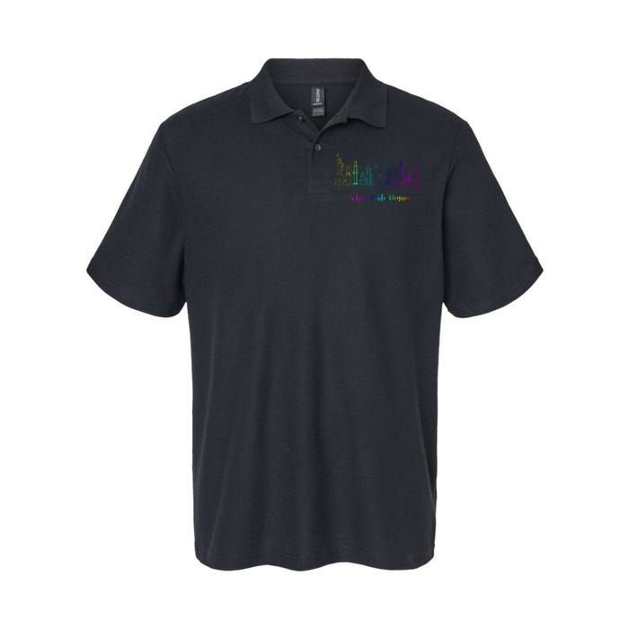 LGBT Where Pride Began NEW YORK SKYLINE Softstyle Adult Sport Polo