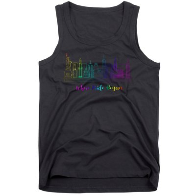 LGBT Where Pride Began NEW YORK SKYLINE Tank Top