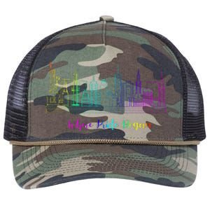 LGBT Where Pride Began NEW YORK SKYLINE Retro Rope Trucker Hat Cap