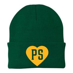 Leodalis Wearing Peter Seidler Heart Knit Cap Winter Beanie