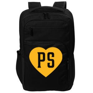 Leodalis Wearing Peter Seidler Heart Impact Tech Backpack