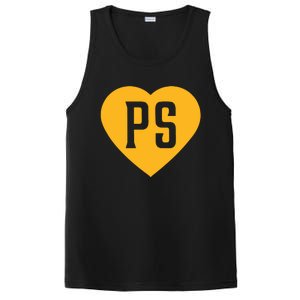 Leodalis Wearing Peter Seidler Heart PosiCharge Competitor Tank