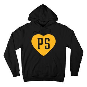 Leodalis Wearing Peter Seidler Heart Tall Hoodie