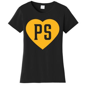 Leodalis Wearing Peter Seidler Heart Women's T-Shirt