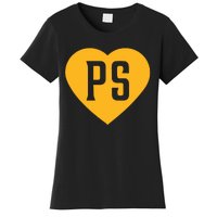 Leodalis Wearing Peter Seidler Heart Women's T-Shirt