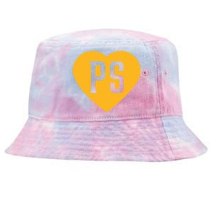 Leodalis Wearing Peter Seidler Heart Tie-Dyed Bucket Hat