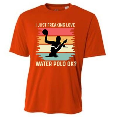 Love Water Polo Active Person Gift Cooling Performance Crew T-Shirt