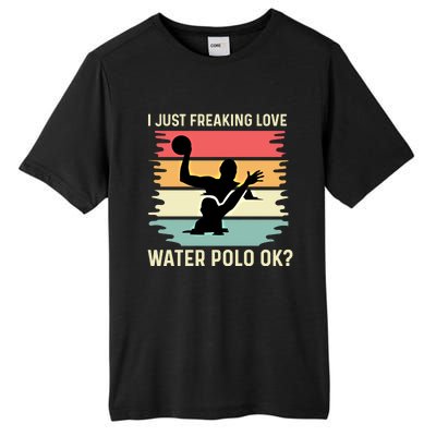 Love Water Polo Active Person Gift Tall Fusion ChromaSoft Performance T-Shirt