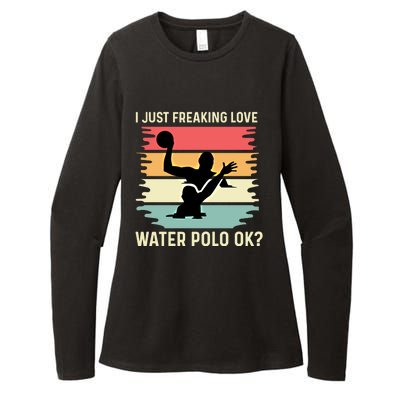 Love Water Polo Active Person Gift Womens CVC Long Sleeve Shirt