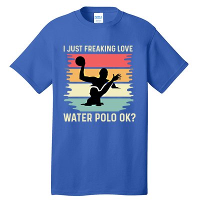 Love Water Polo Active Person Gift Tall T-Shirt