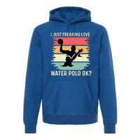 Love Water Polo Active Person Gift Premium Hoodie