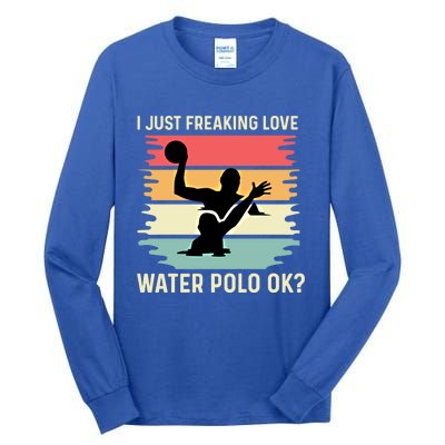 Love Water Polo Active Person Gift Tall Long Sleeve T-Shirt