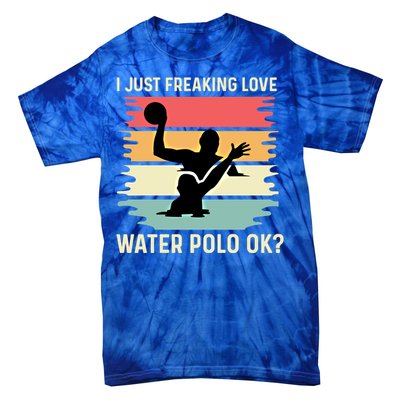 Love Water Polo Active Person Gift Tie-Dye T-Shirt