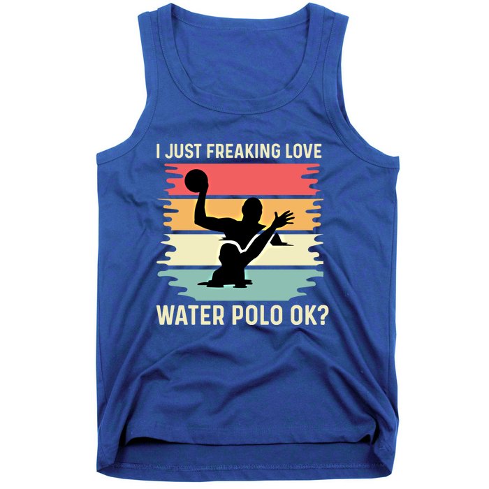 Love Water Polo Active Person Gift Tank Top