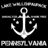 Lake Wallenpaupack Pennsylvania Funny Fishing Camping Gif Cooling Performance Crew T-Shirt