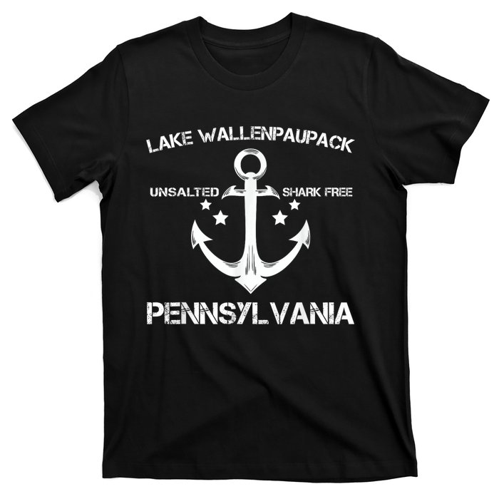 Lake Wallenpaupack Pennsylvania Funny Fishing Camping Gif T-Shirt