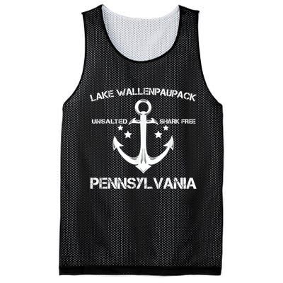 Lake Wallenpaupack Pennsylvania Funny Fishing Camping Gif Mesh Reversible Basketball Jersey Tank
