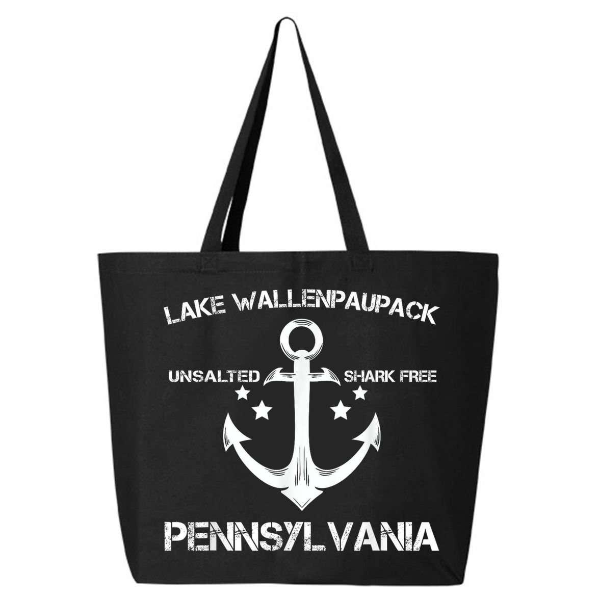 Lake Wallenpaupack Pennsylvania Funny Fishing Camping Gif 25L Jumbo Tote