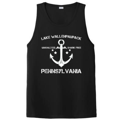 Lake Wallenpaupack Pennsylvania Funny Fishing Camping Gif PosiCharge Competitor Tank