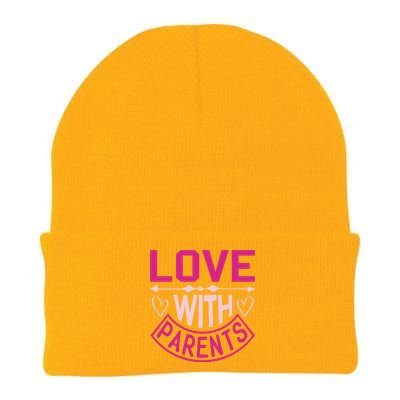 Love With Parents Knit Cap Winter Beanie