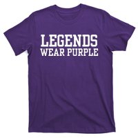 Legends Wear Purple Spirit Wear Team Game Color T-Shirt