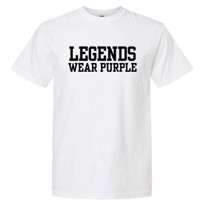 Legends Wear Purple Spirit Wear Team Game Color Garment-Dyed Heavyweight T-Shirt