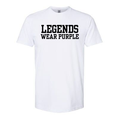 Legends Wear Purple Spirit Wear Team Game Color Softstyle® CVC T-Shirt