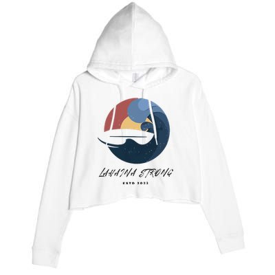 Lahaina Wildfire Rebuild Reviving The Heart Of Maui Crop Fleece Hoodie