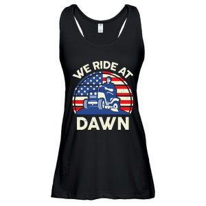 LawnMowing We Ride At Dawn LawnMower Ladies Essential Flowy Tank