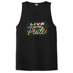 Love With Rainbow Love Gift PosiCharge Competitor Tank