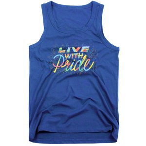 Love With Rainbow Love Gift Tank Top