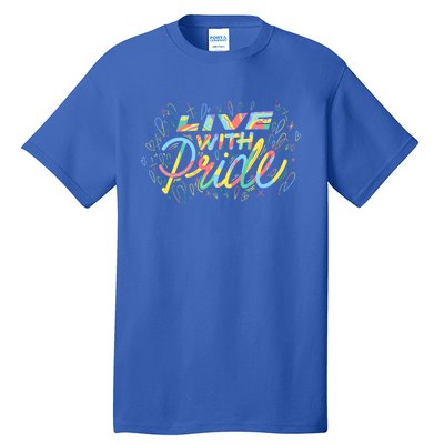 Love With Rainbow Love Cute Gift Tall T-Shirt