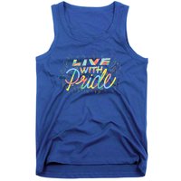 Love With Rainbow Love Cute Gift Tank Top