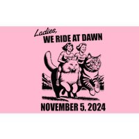 Ladies We Ride At Dawn Harris Walz 2024 President Election Bumper Sticker