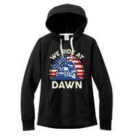 LawnMowing We Ride At Dawn LawnMower Women's Fleece Hoodie