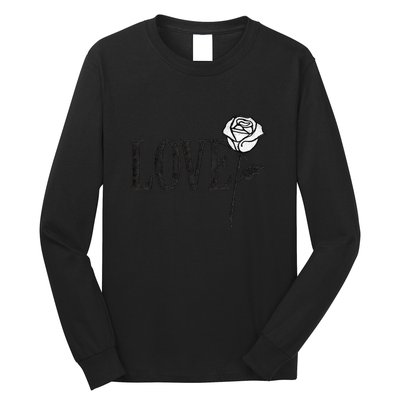 Love with Rose Long Sleeve Shirt