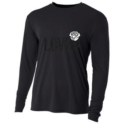 Love with Rose Cooling Performance Long Sleeve Crew