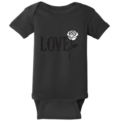 Love with Rose Baby Bodysuit