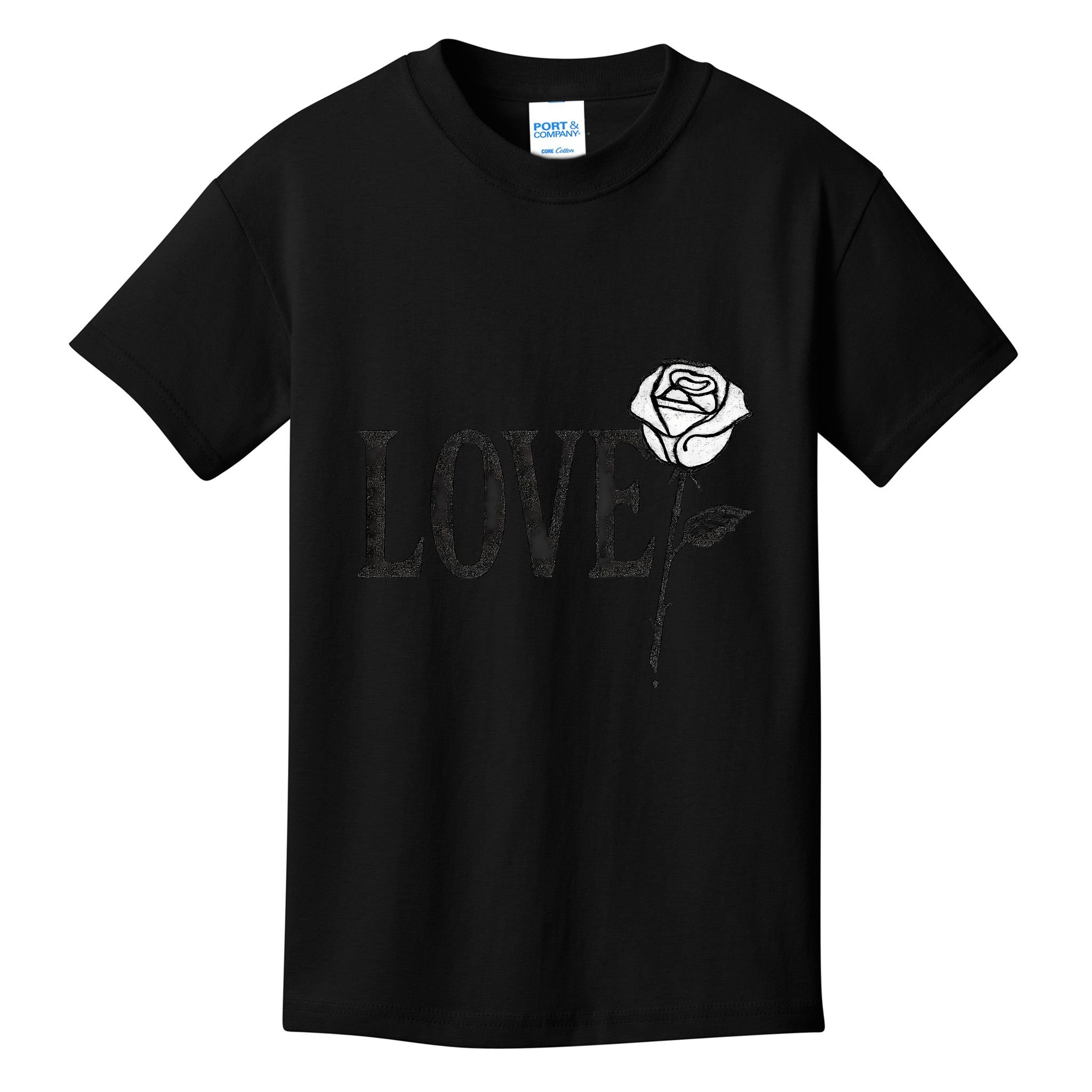 Love with Rose Kids T-Shirt
