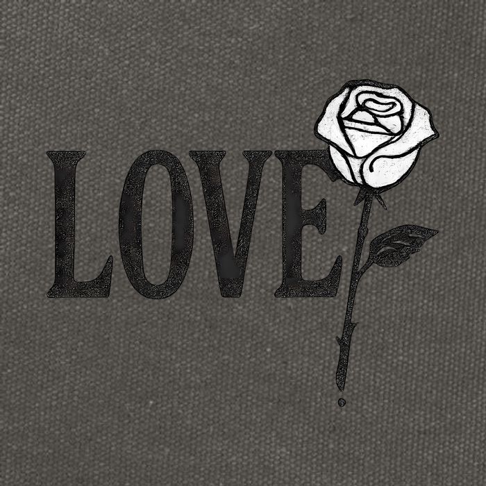Love with Rose Cotton Canvas Backpack