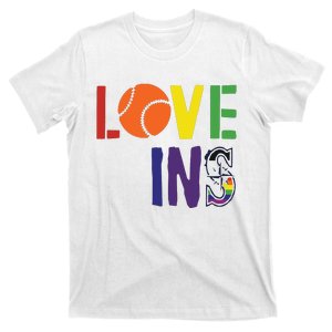 Love Wins Seattle Mariners T-Shirt