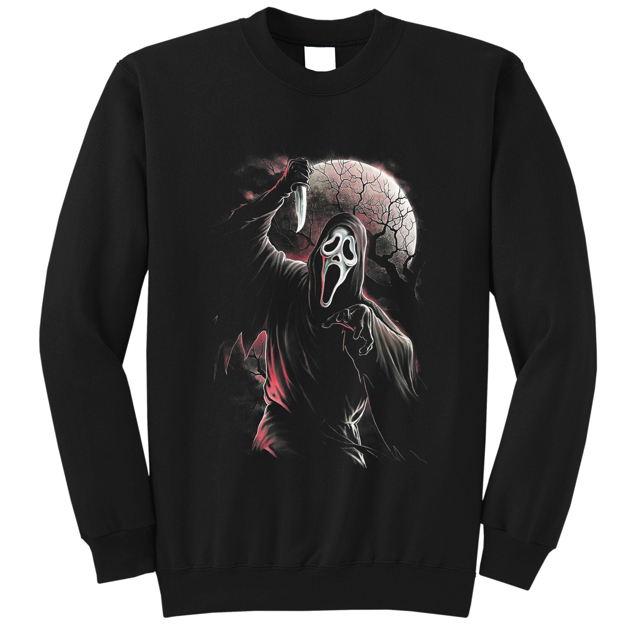 Let's Watch Scary Movies Horror Movies Scary Tall Sweatshirt