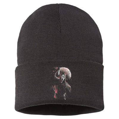Let's Watch Scary Movies Horror Movies Scary Sustainable Knit Beanie