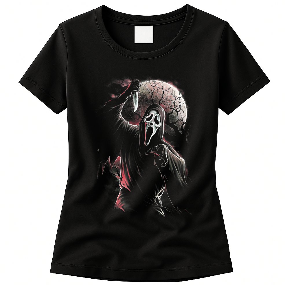 Let's Watch Scary Movies Horror Movies Scary Womens T-Shirt