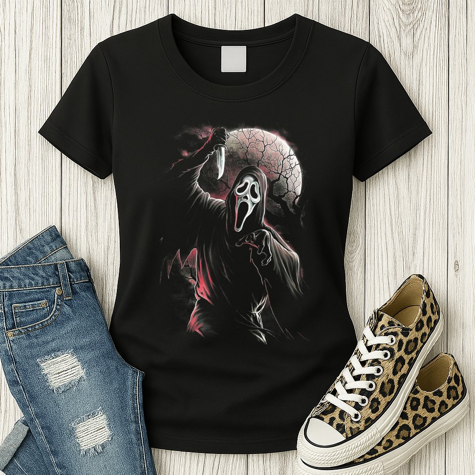 Let's Watch Scary Movies Horror Movies Scary Womens T-Shirt