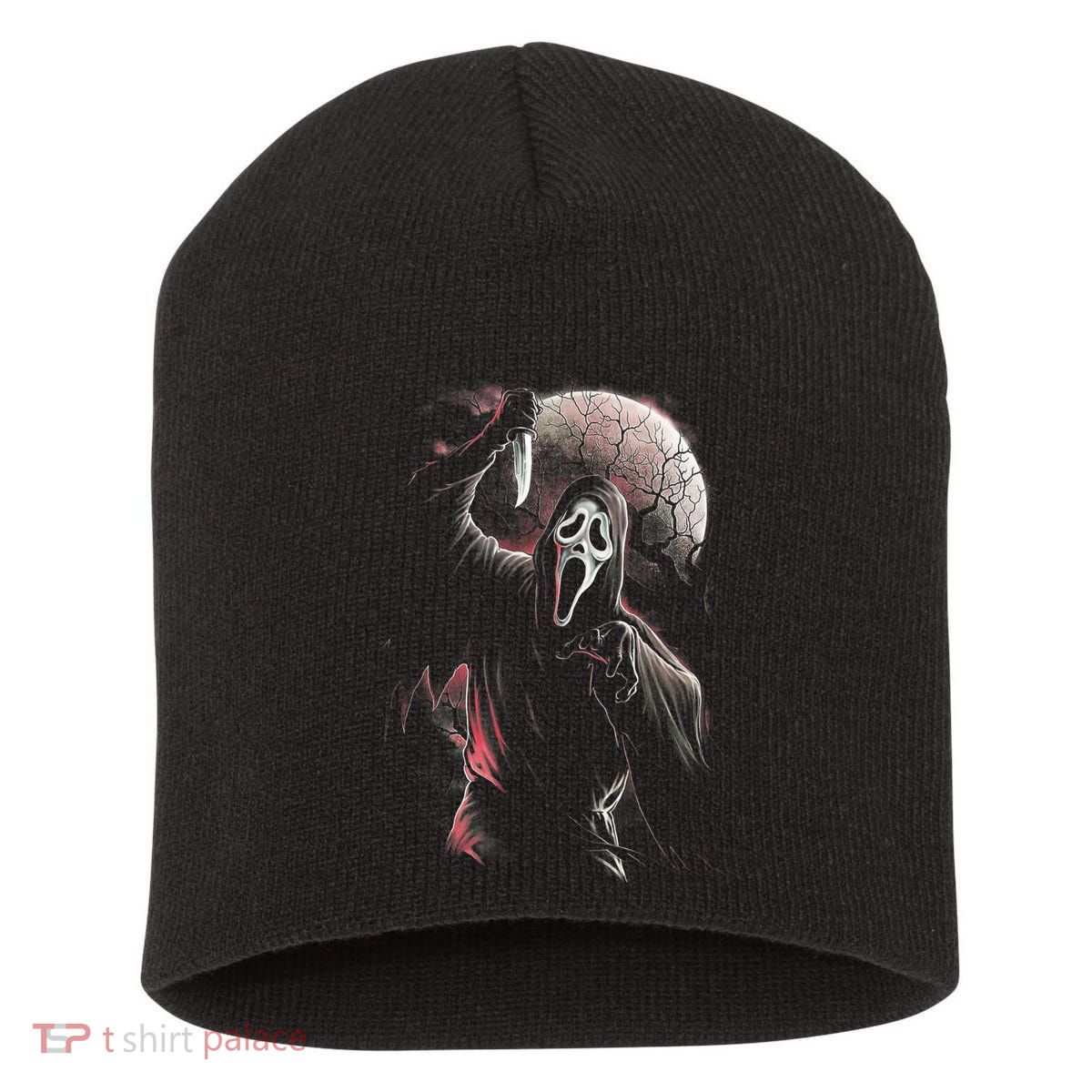 Let's Watch Scary Movies Horror Movies Scary Short Acrylic Beanie